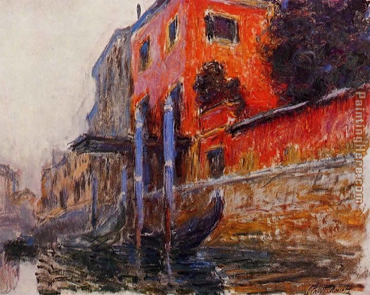 The Red House painting - Claude Monet The Red House art painting